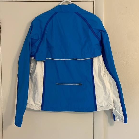 Cannondale blue Morphis convertible bike rain jacket like new XL - Picture 4 of 6